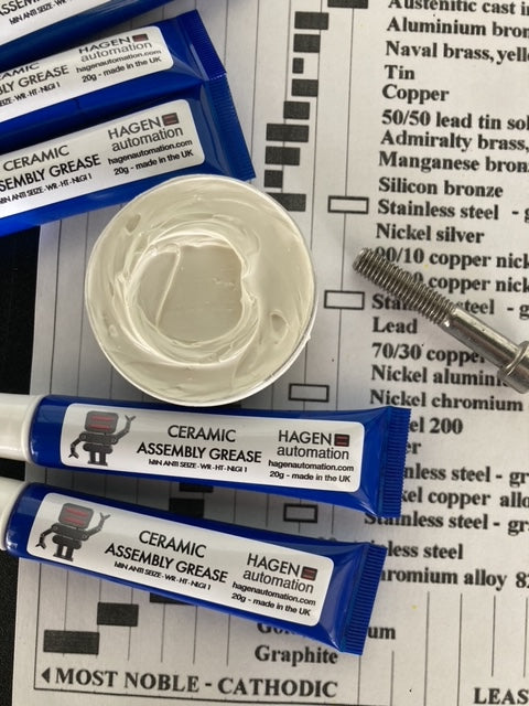 Titanium Safe Ceramic Assembly Grease 20g hBN Anti Seize 7