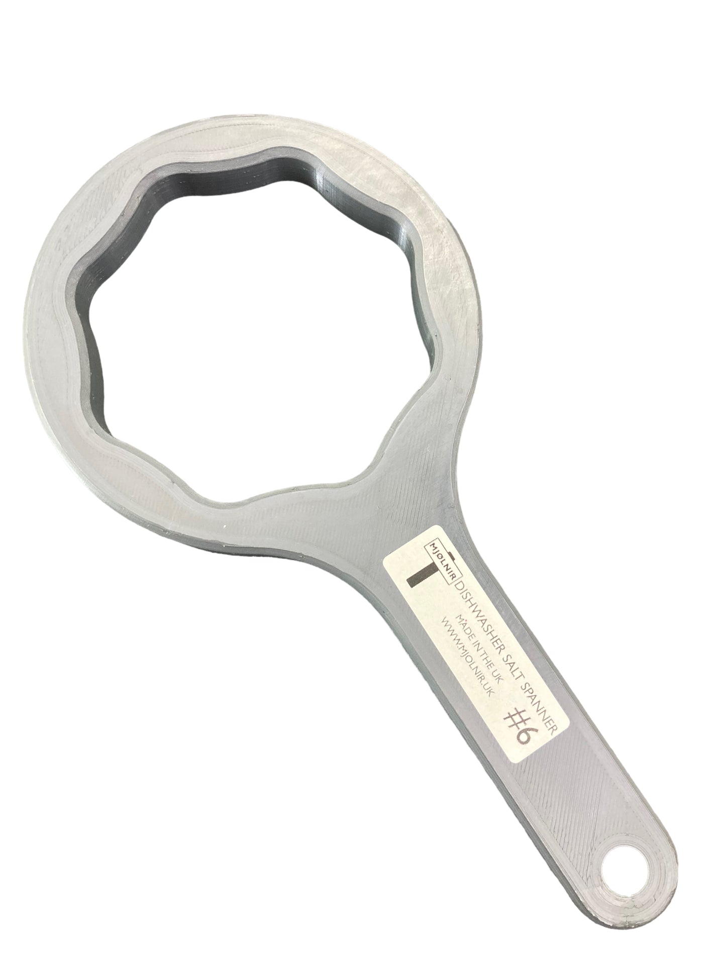 Dishwasher Salt Cap Spanner #6 (for SMEG machines) makes salt compartment cap easy to remove - even when stuck fast! 3