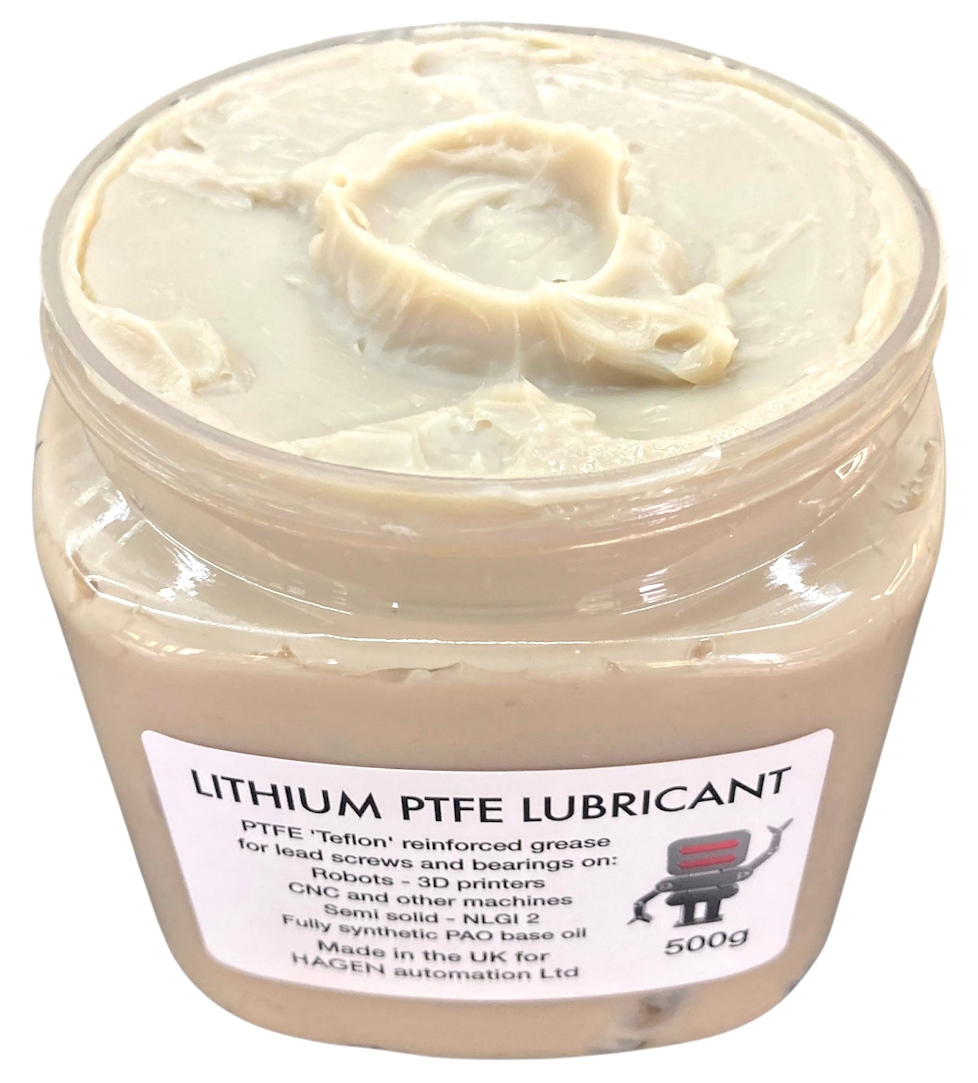 500g PTFE Lithium Grease – Premium Synthetic Grease for 3D Printers, Robots & Precision Machinery