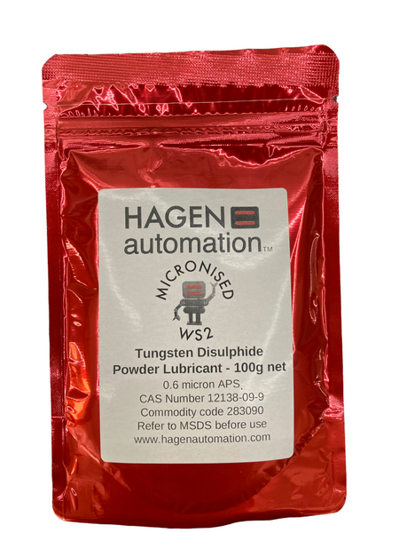WS2 - Tungsten Disulphide Powder Lubricant - 0.6 micron APS Micronised - ultra performance