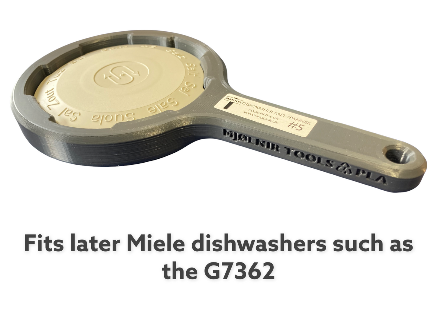 Dishwasher Salt Cap Spanner #5 (for late model Miele machines) -1