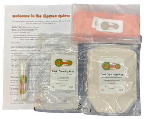 Dipwax full system kit from hagen automation cycle chain full immersion clean and lubrication 