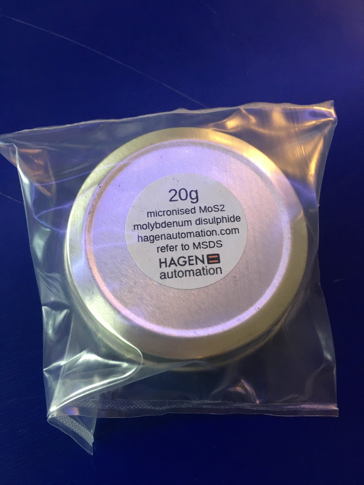 20g tin 1.5 Micron MoS2 Molybdenum Disulphide