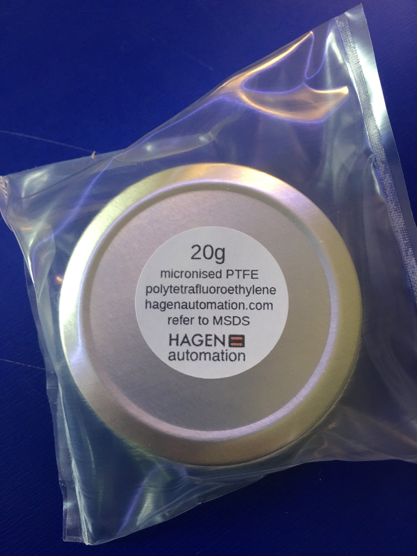 20g tin Micronised PTFE - Polytetrafluoroethylene powdered lubricant