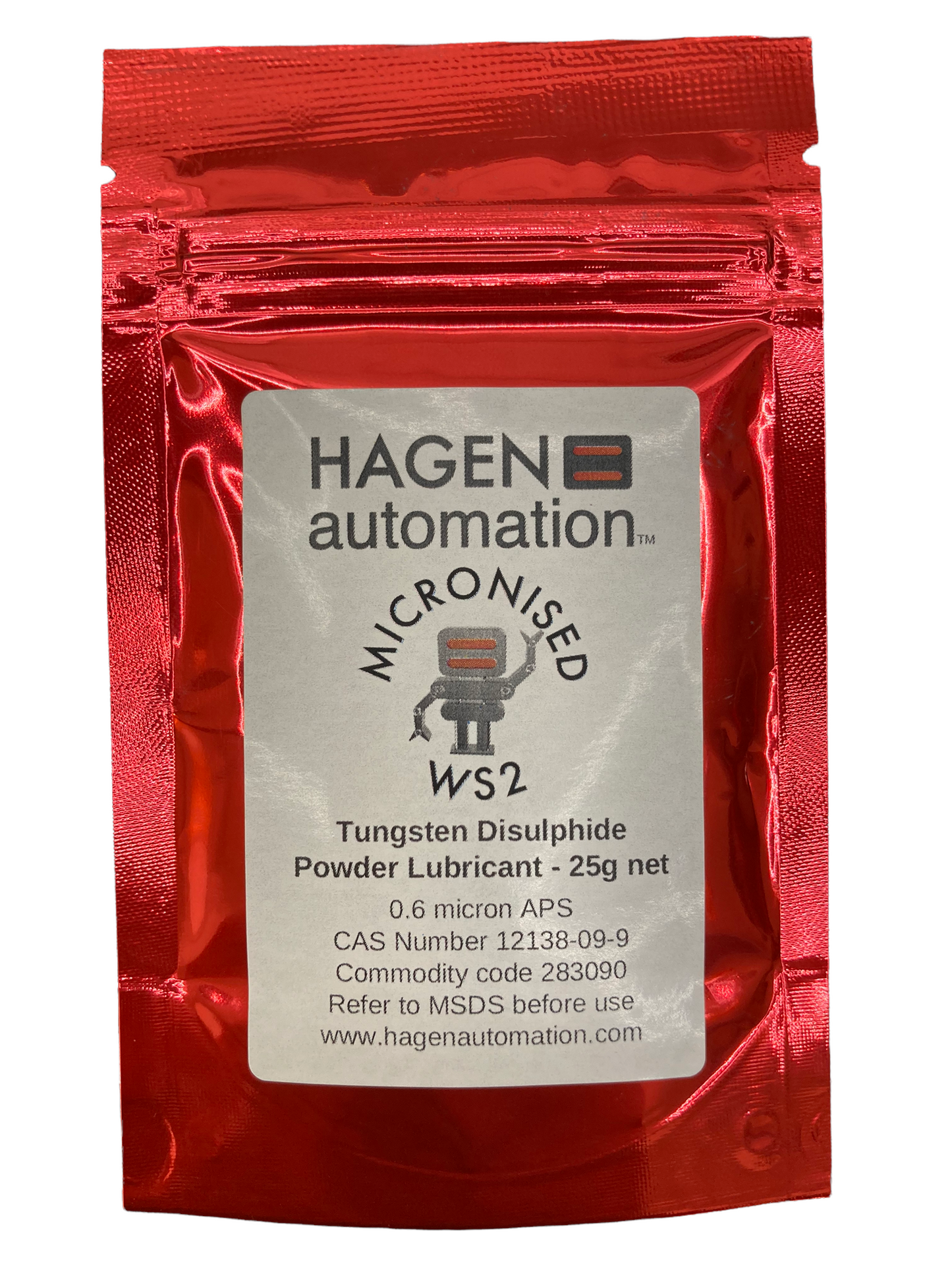 WS2 - Tungsten Disulphide Powder Lubricant - 0.6 micron APS Micronised - ultra performance