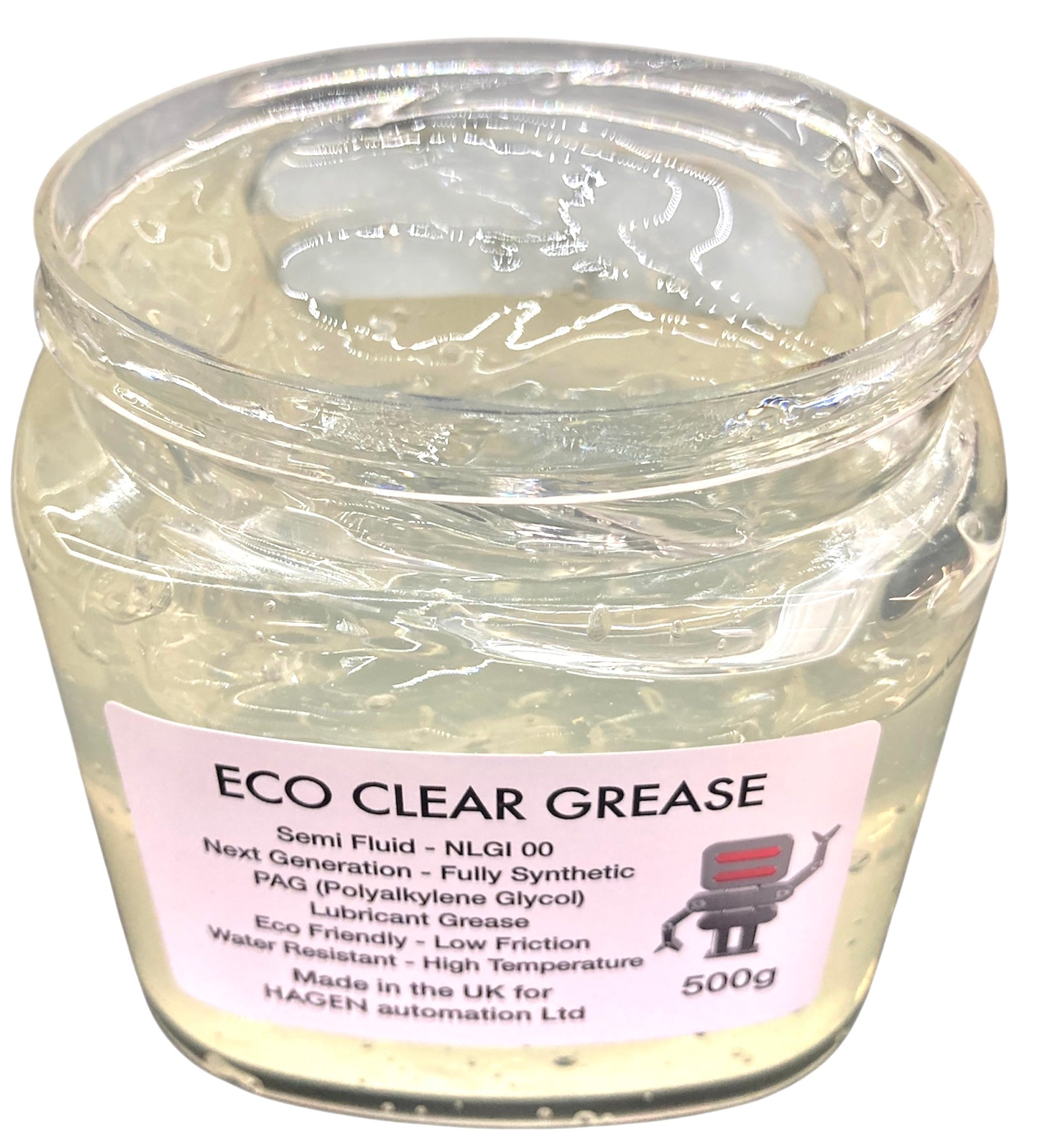 ios gear grease ECO CLEAR PAG Next Gen Fully synthetic Grease NLGI 00 500g – Hagen Automation Ltd