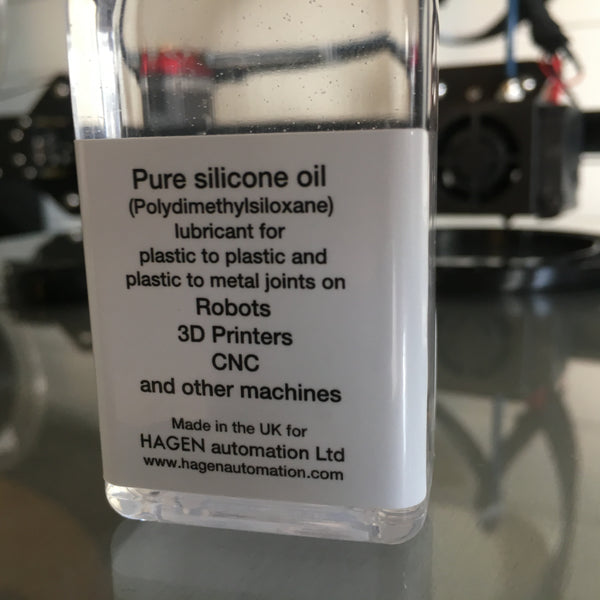 5 PACK Silicone Oil for desktop robots and 3D printers